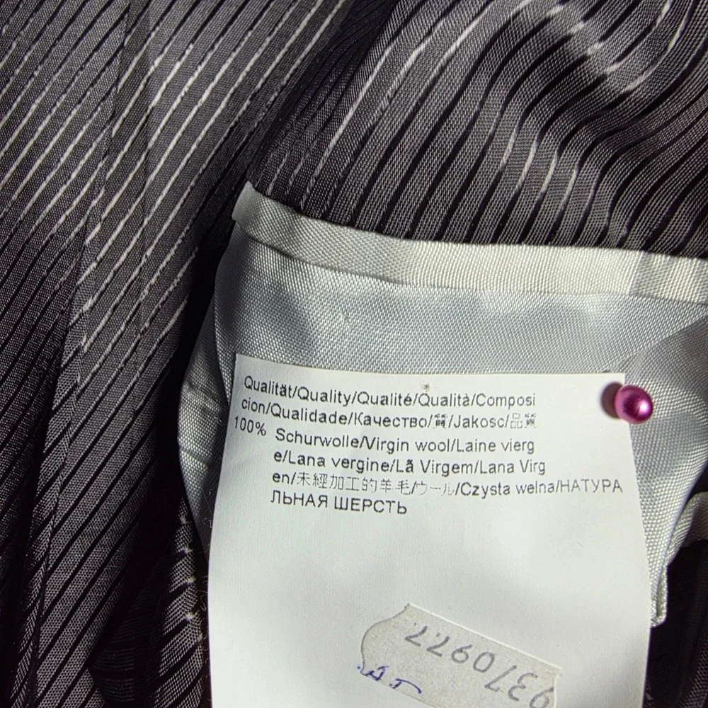 Hugo Boss Mens The James3 Sharp5 Grey Virgin Wool Blazer Sport Coat 36S